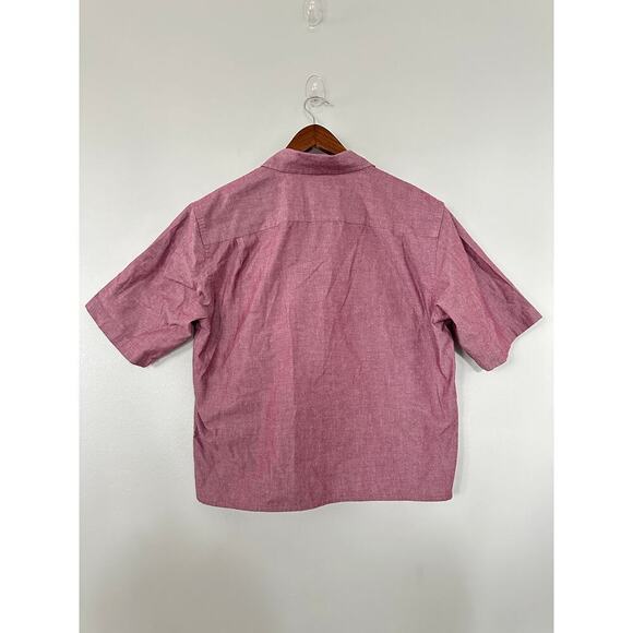 Wrangler Authentics Short Sleeve Western Shirt Size Medium - Picture 3 of 3